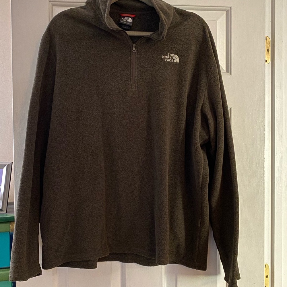 The North Face Brown 1/4 Zip Fleece